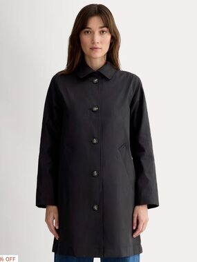 New Everlane Mac Coat Black XXS